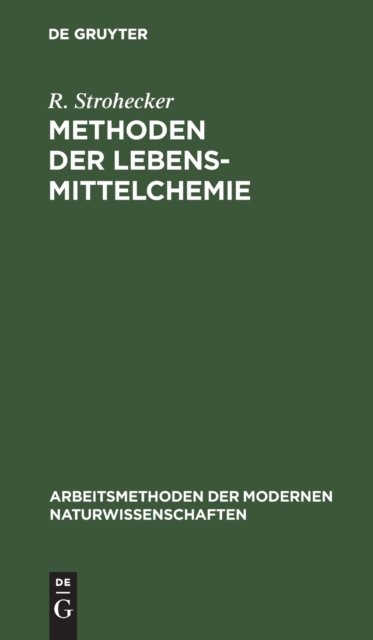Methoden Der Lebensmittelchemie