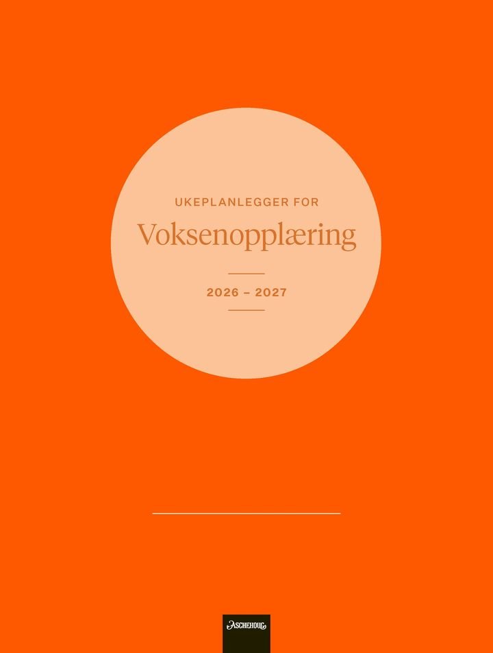 Ukeplanlegger for voksenopplæring 2026-2027