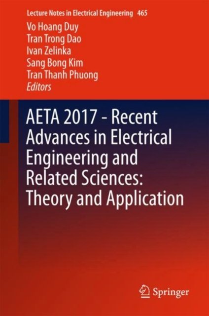 AETA 2017 - Recent Advances in Electrical Engineering and Related Sciences