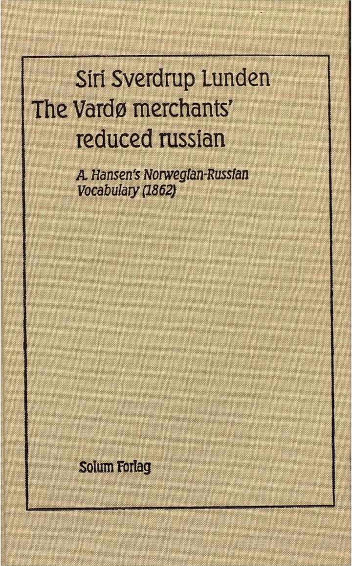 The Vardø merchants' reduced russian