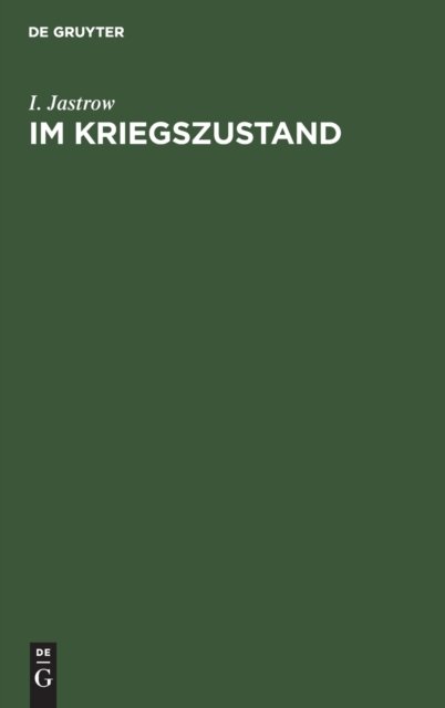 Im Kriegszustand