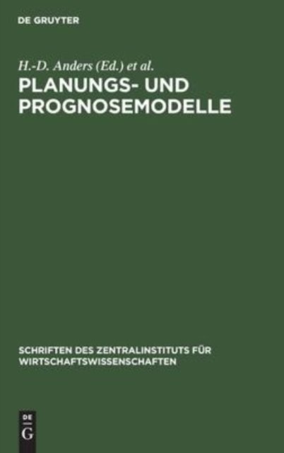 Planungs- Und Prognosemodelle