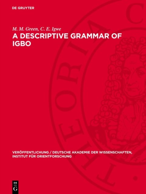 A Descriptive Grammar of Igbo