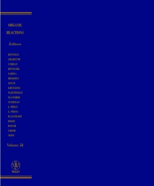 Organic Reactions, Volume 58
