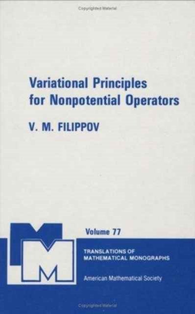 Variational Principles for Nonpotential Operators