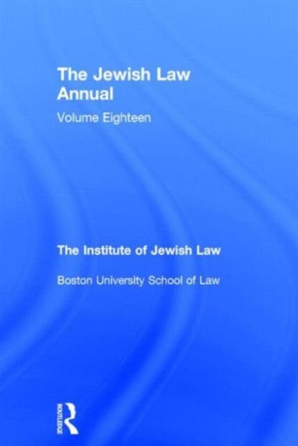 The Jewish Law Annual Volume 18