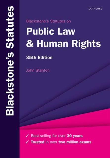 Blackstone''s Statutes on Public Law & Human Rights