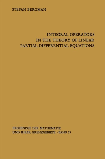 Integral Operators in the Theory of Linear Partial Differential Equations