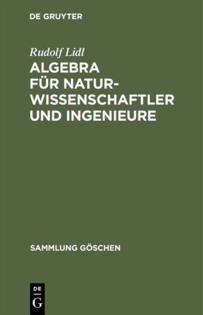 Algebra Fur Naturwissenschaftler Und Ingenieure