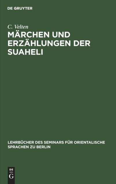 Märchen und Erzählungen der Suaheli