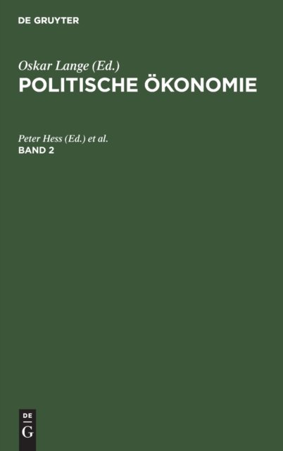 Politische Okonomie. Band 2