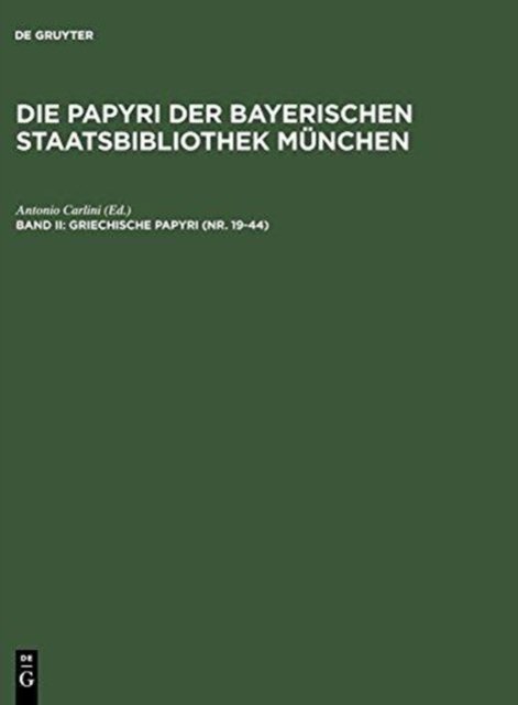 Griechische Papyri (NR. 19-44)