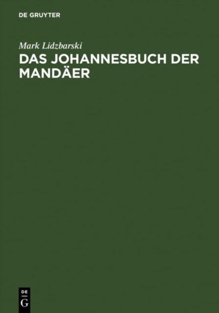 Das Johannesbuch der Mandaer
