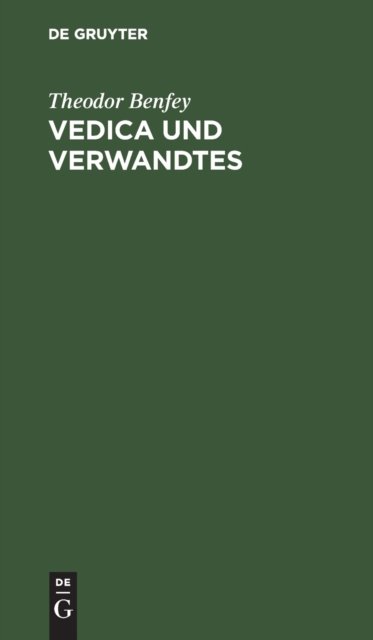 Vedica Und Verwandtes