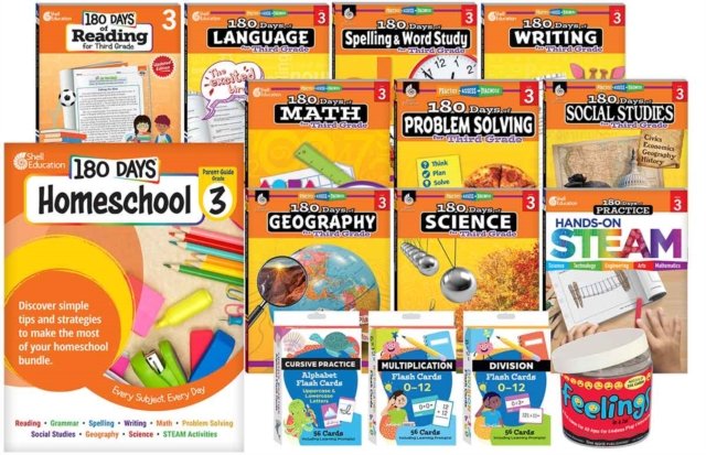 180 Days™: Homeschool Grade 3 Set
