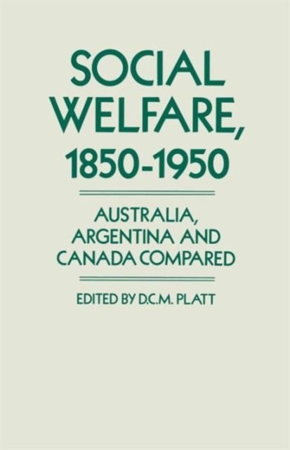 Social Welfare, 1850–1950