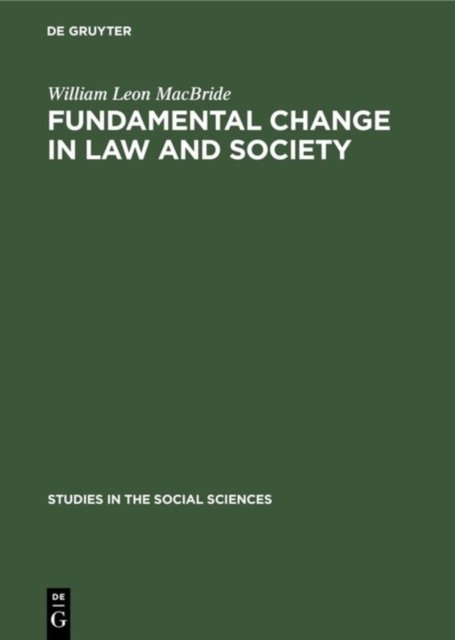 Fundamental change in law and society