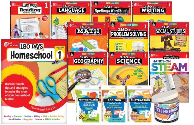 180 Days™: Homeschool Grade 1 Set