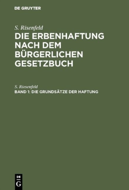 Die Grundsatze der Haftung