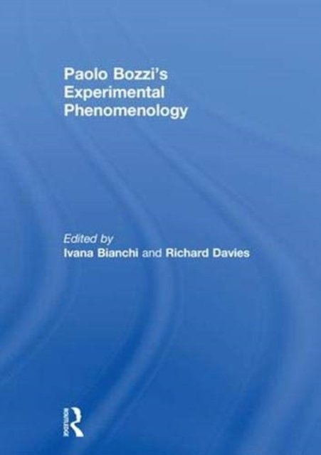 Paolo Bozzi''s Experimental Phenomenology