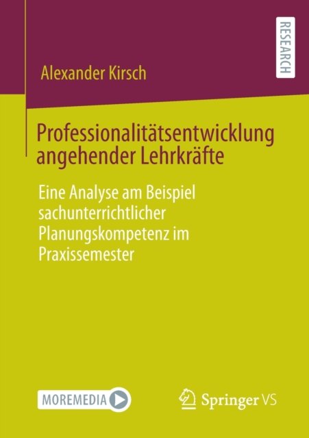 Professionalitatsentwicklung angehender Lehrkrafte