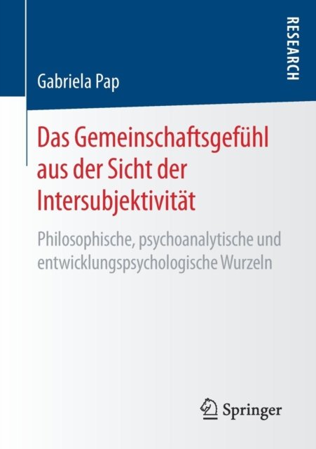 Das Gemeinschaftsgefuhl aus der Sicht der Intersubjektivitat