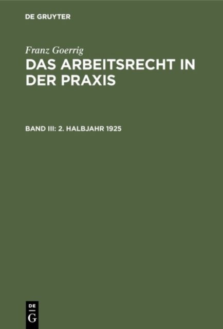 2. Halbjahr 1925