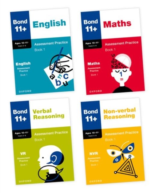 Bond 11+ Assessment Practice Bundle for Age 10-11+ (Book 1) | For GL Assessment 2026 & other 11 plus exams | 56 Practice Papers across English, Maths, Verbal Reasoning & Non-verbal Reasoning