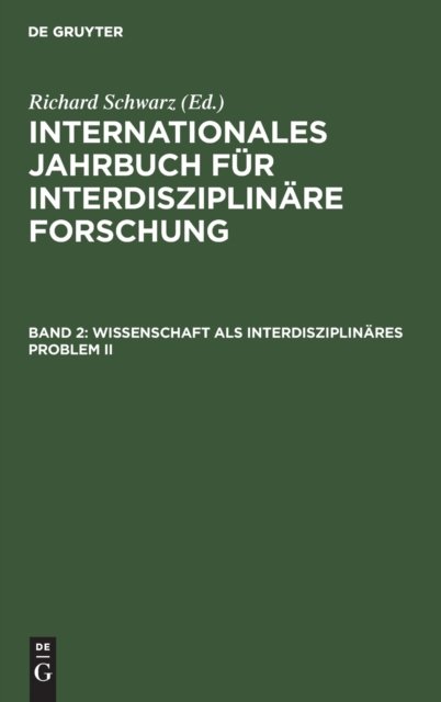 Wissenschaft ALS Interdisziplinares Problem II