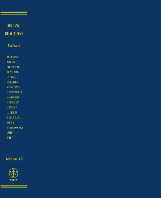 Organic Reactions V63