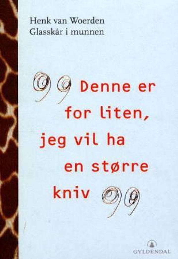 Glasskår i munnen