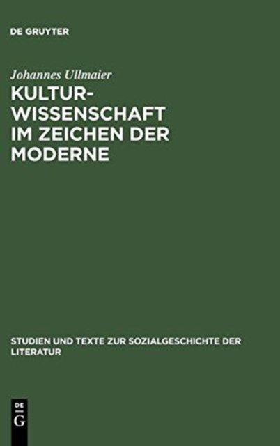Kulturwissenschaft Im Zeichen Der Moderne