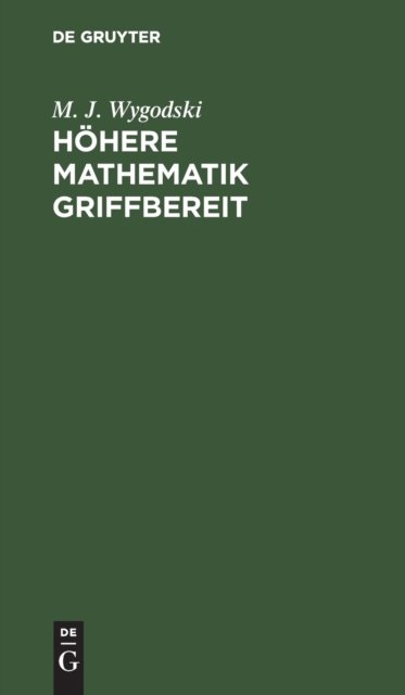 Hohere Mathematik Griffbereit