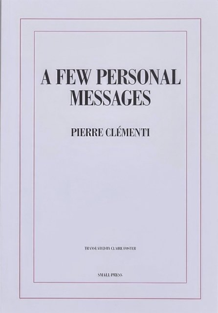 A Few Personal Messages