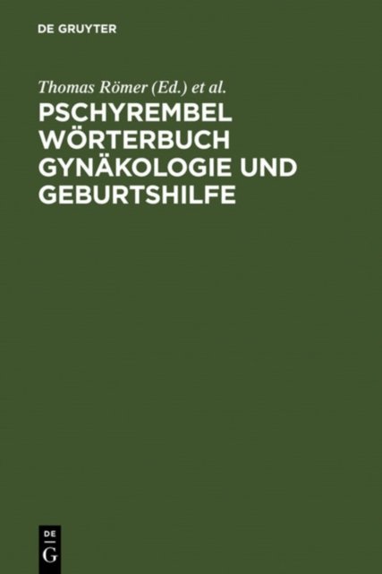 Pschyrembel Worterbuch Gynakologie und Geburtshilfe