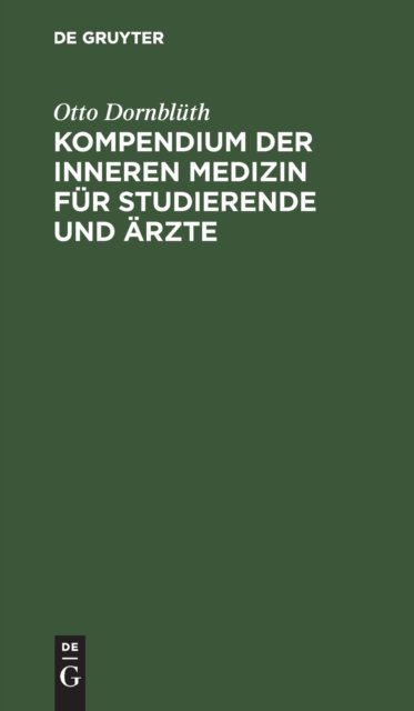 Kompendium Der Inneren Medizin Fur Studierende Und Arzte