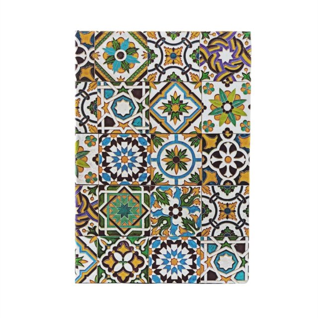 Porto (Portuguese Tiles) Midi Dot-Grid Hardback Journal (Elastic Band Closure)