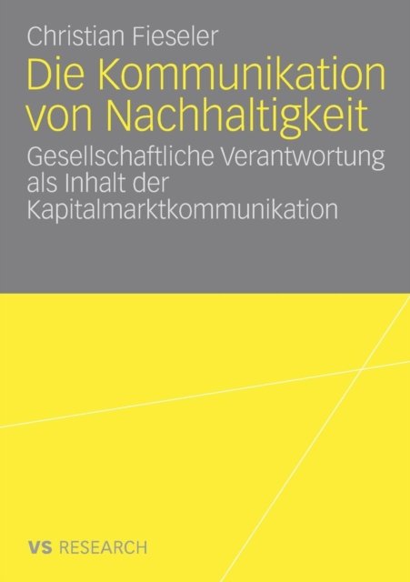 Die Kommunikation von Nachhaltigkeit