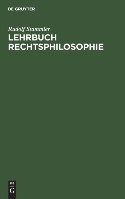 Lehrbuch Rechtsphilosophie