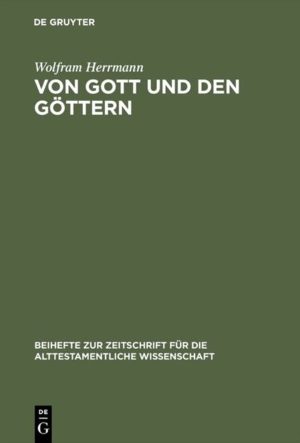 Von Gott und den Gottern