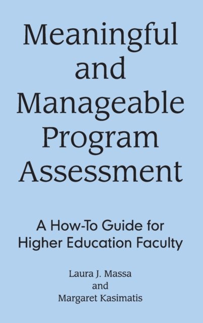 Meaningful and Manageable Program Assessment