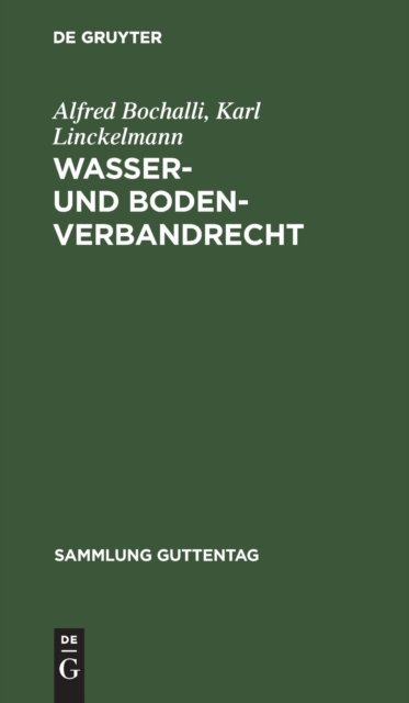 Wasser- Und Bodenverbandrecht