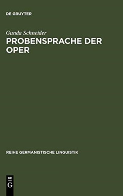 Probensprache der Oper
