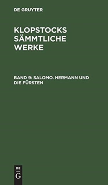 Salomo. Hermann Und Die Fursten