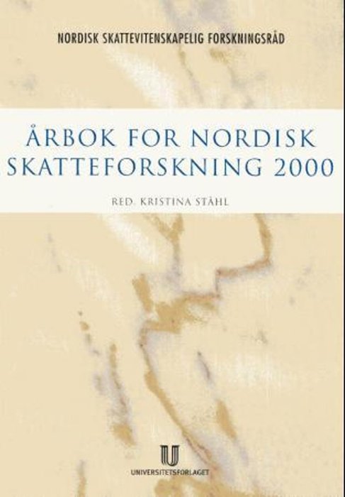 Årbok for nordisk skatteforskning 2000