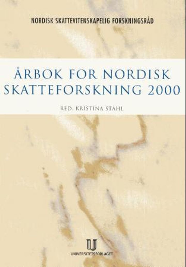 Årbok for nordisk skatteforskning 2000