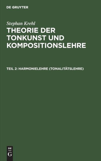 Harmonielehre (Tonalitatslehre)