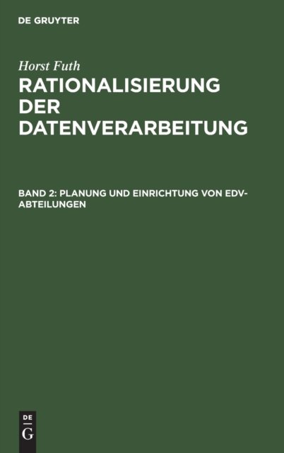 Planung und Einrichtung von EDV-Abteilungen