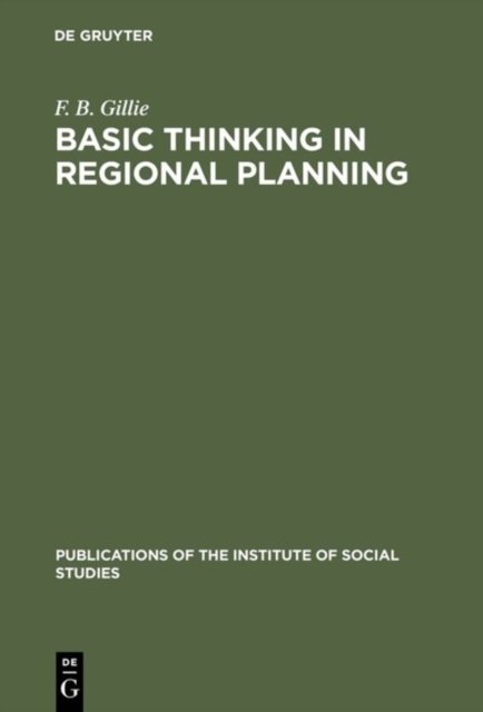 Basic Thinking in Regional Planning