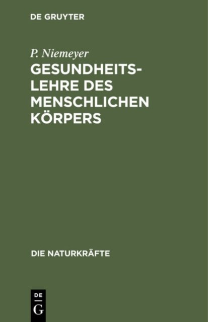 Gesundheitslehre Des Menschlichen Korpers